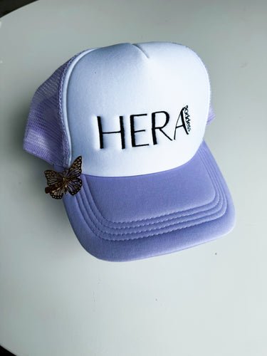 Lilac Trucker Hat - HERA Goddess