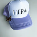 Lilac Trucker Hat - HERA Goddess